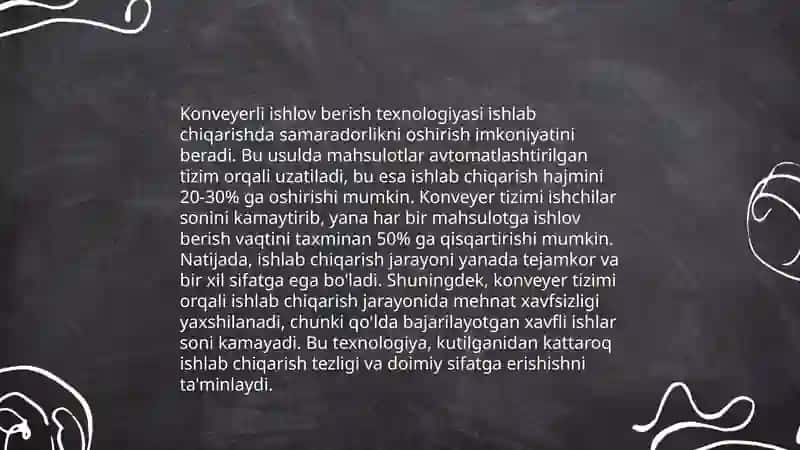 Konveysli ishlov berish tizimlari 4