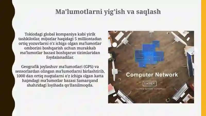 Axborot tizimlarining asosiy vazifasi 4