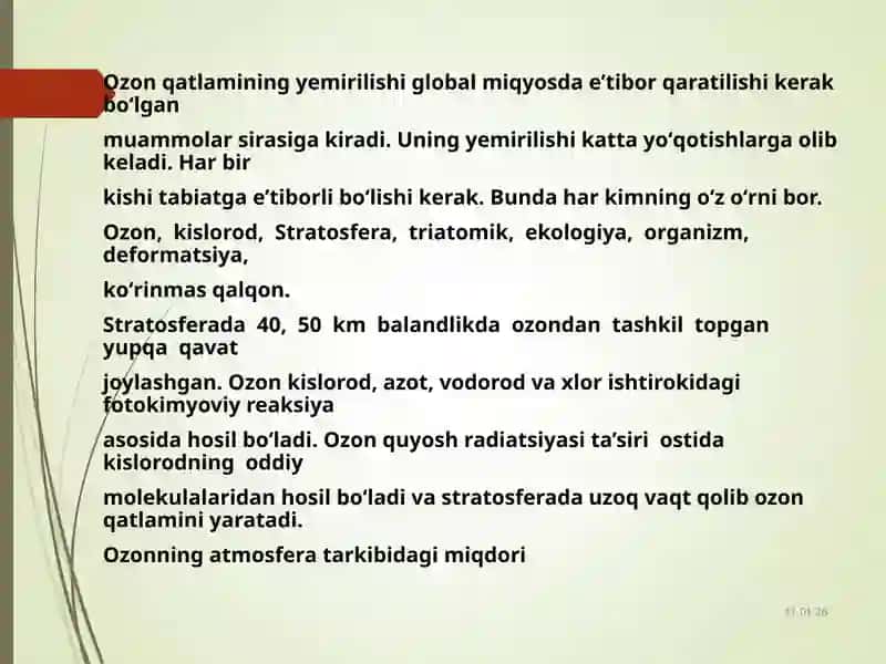 Ozon qatlami 4