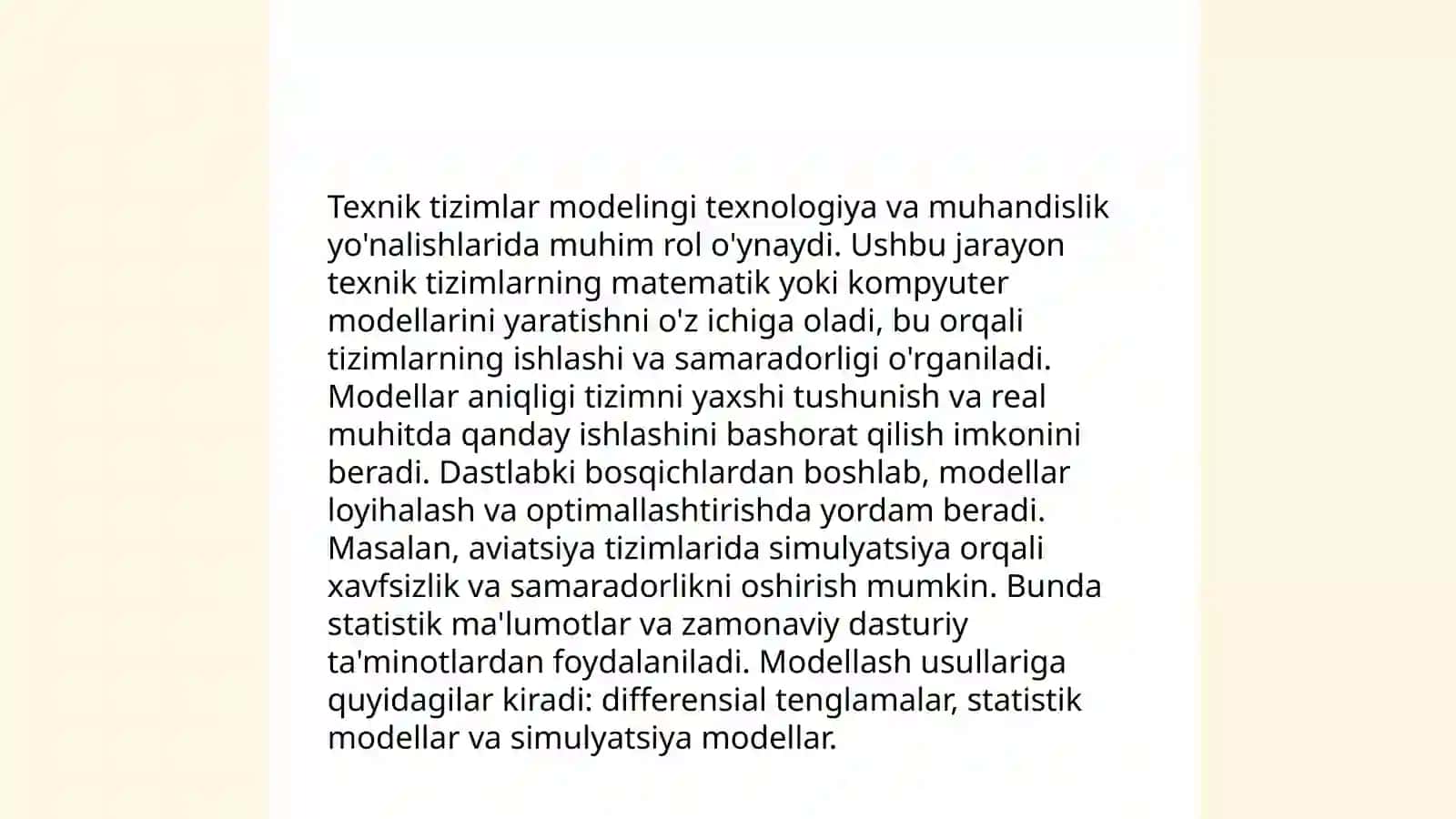 Texnik tizimlarni tashkil qilish va usullari 4