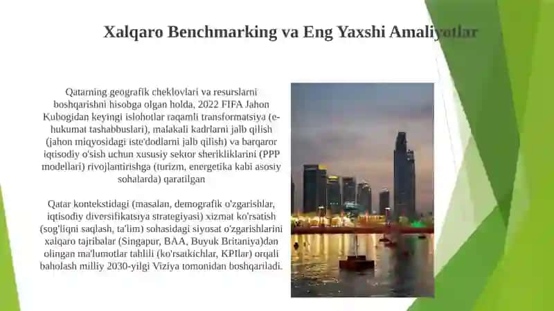 Qatar davlatning menejmenti sohasidagi islohotlar 4