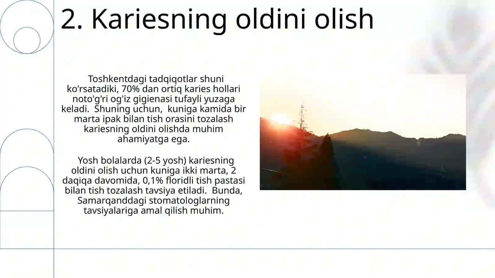 Karies haqida tushuncha. Karies kovaklarining tasnifi 4