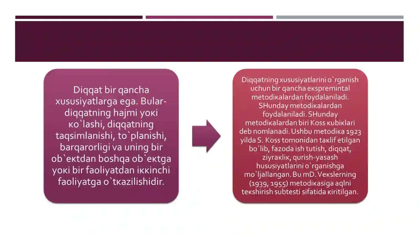 PSIXIK JARAYONLARI TADQIQ QILISHNING EKSPERIMENTAL (TAJRIBA) METODI 4