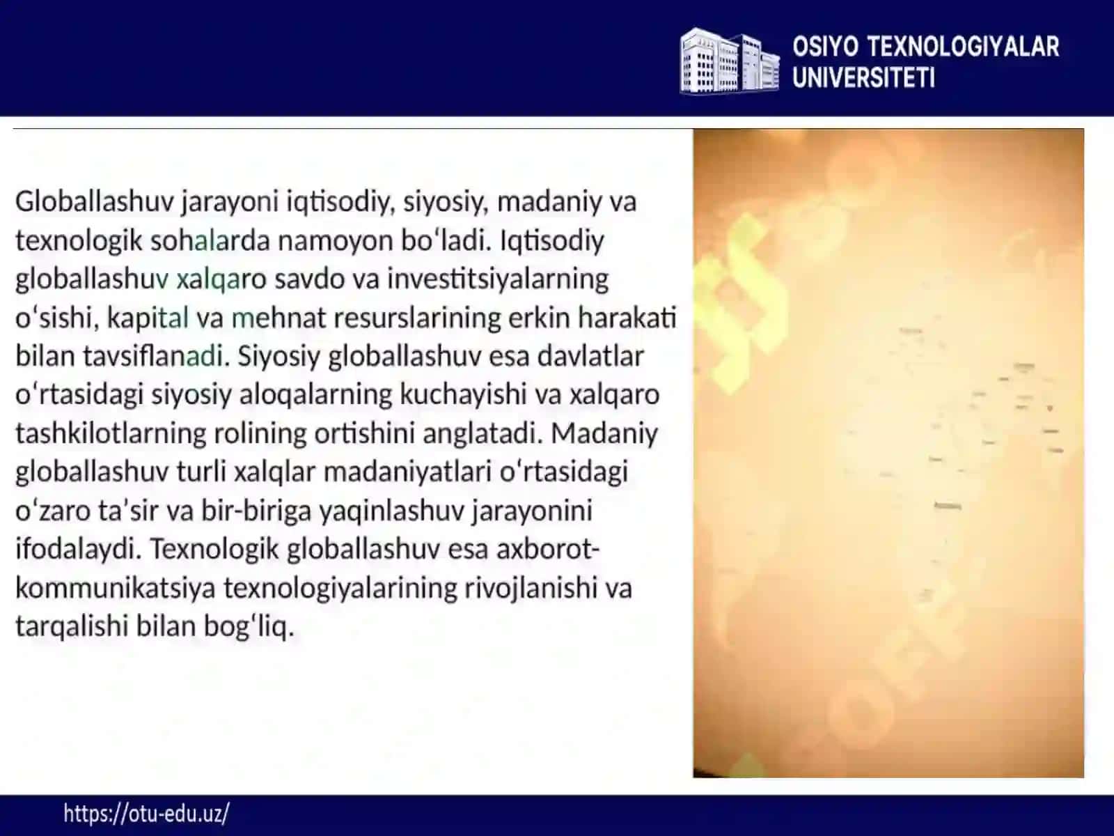 Global iqtisodiyot fanidan tayyorlagan taqdimoti 4