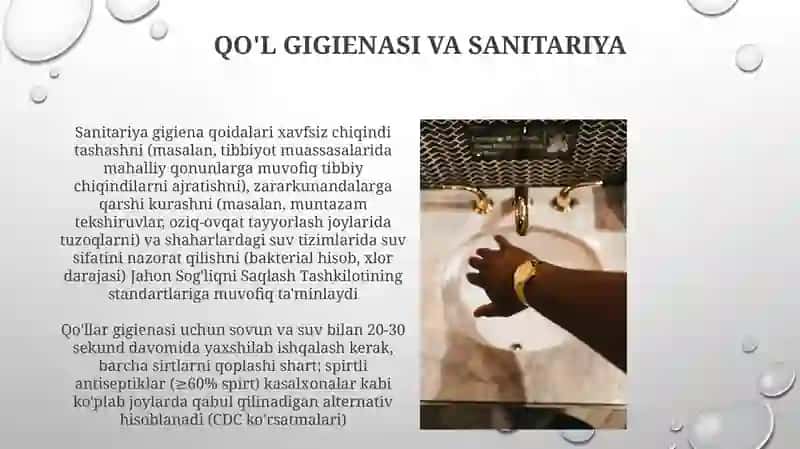 Texnika va sanitariya gigeyina qoidalari 4