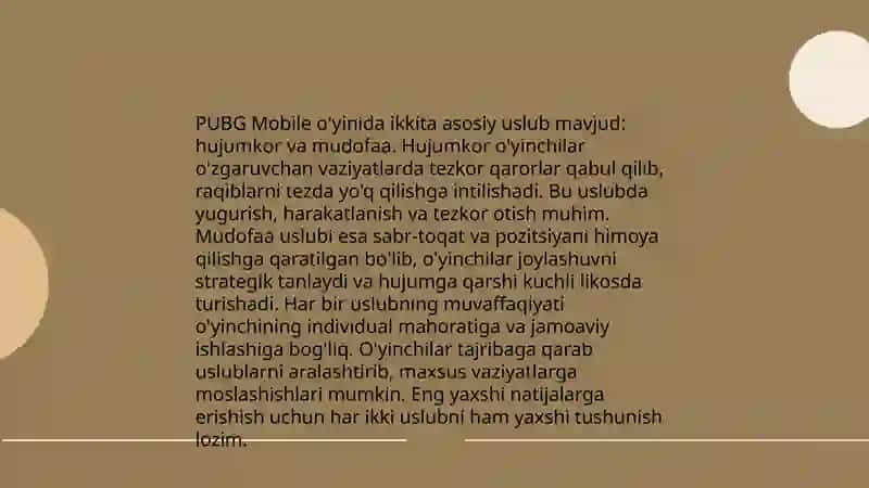Pubg mobile haqida 4