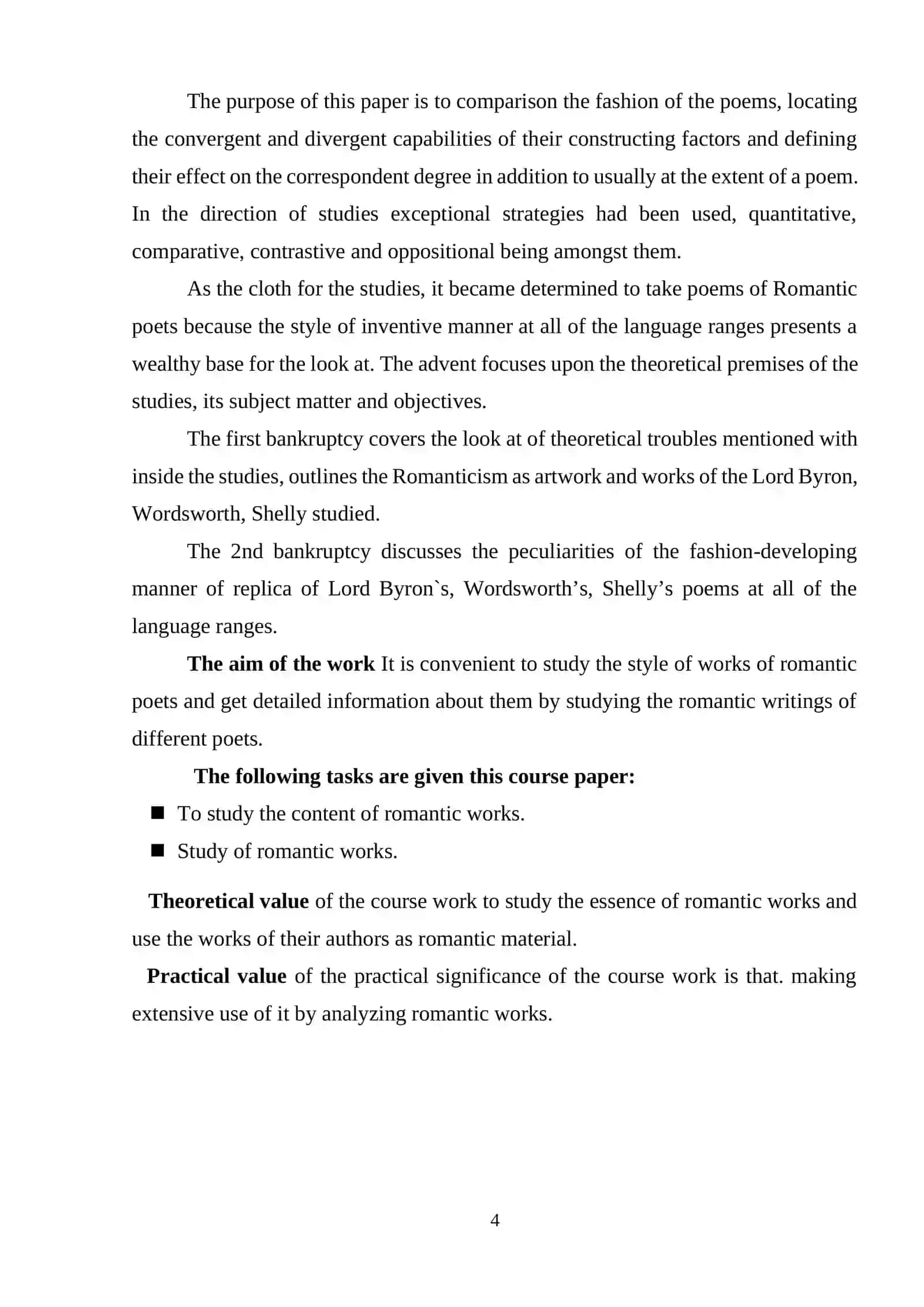 PECULIARITIES OF STYLE OF THE WORKS OF ROMANTIC POETS 4