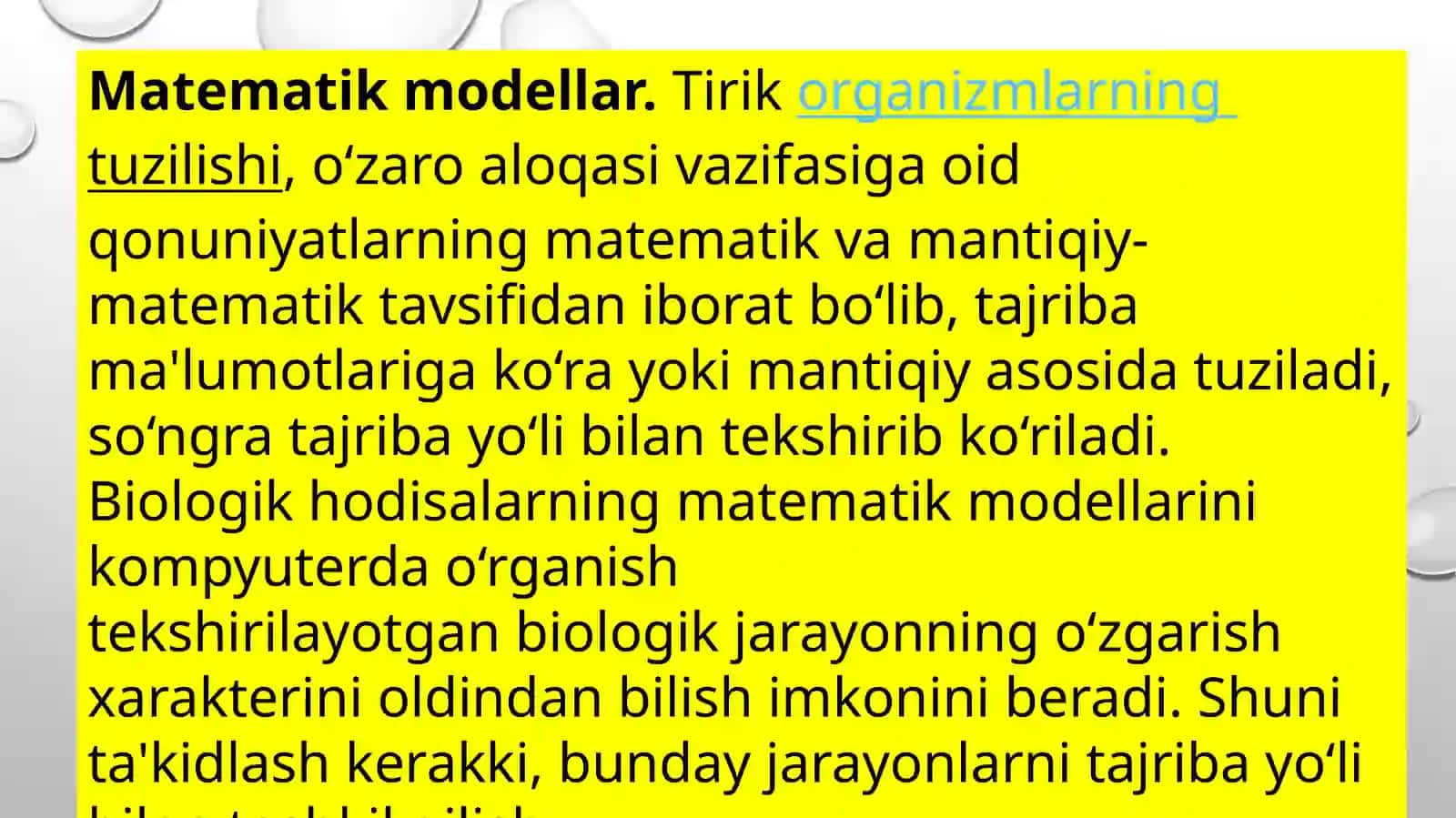Matematik modelni qurish metodlari 4
