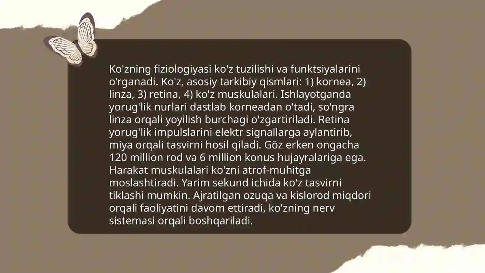 Inson sezgi organlari anatomiyasi, fiziologiyasi va patologiyasi 4