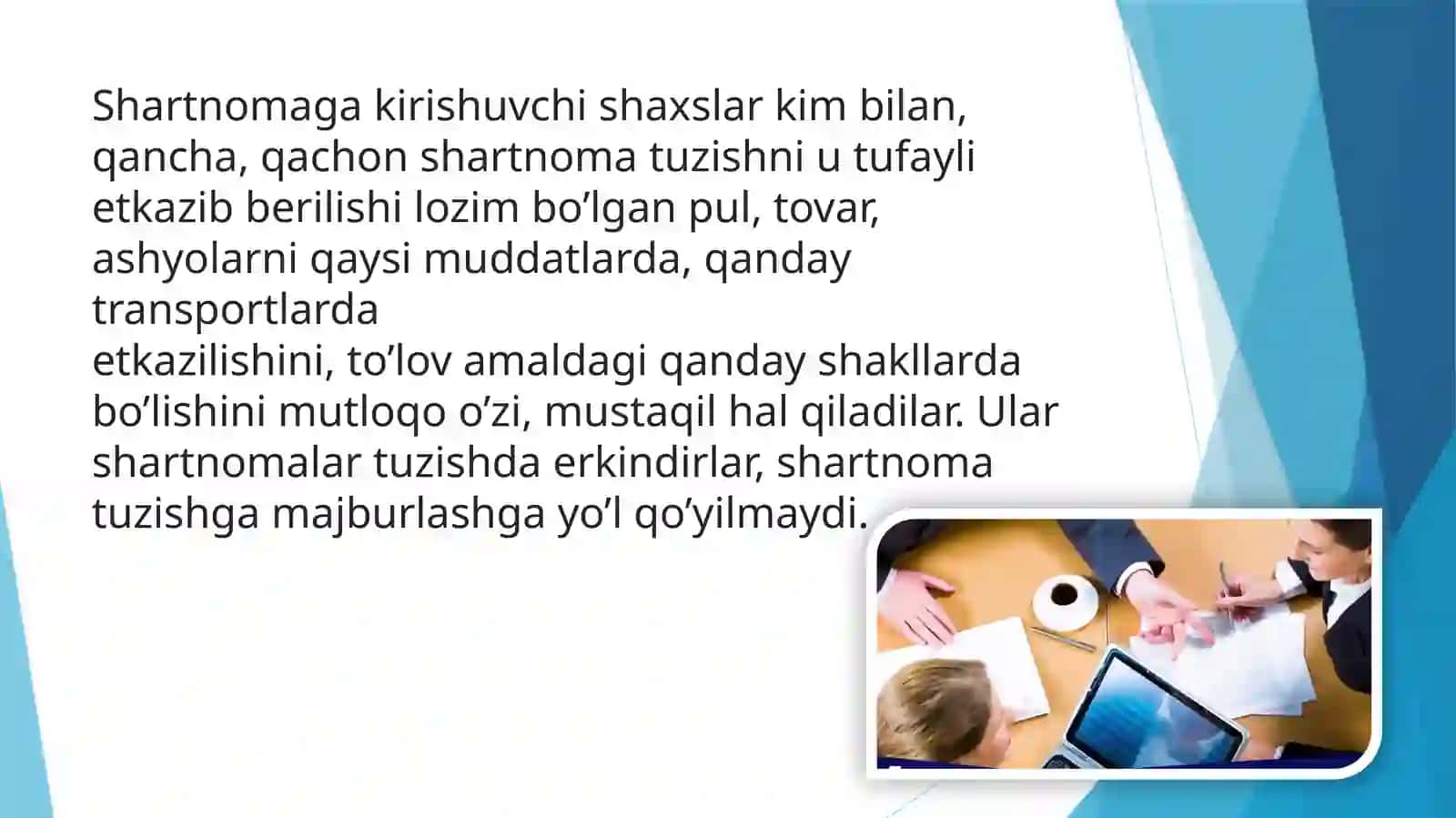 Shartnomalarni tuzish boyicha asosiy qoidalar 4