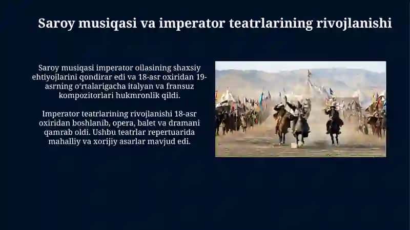 Musiqa madaniyati rivojlanishi XIX-asr Rossiya imperiyasida 4