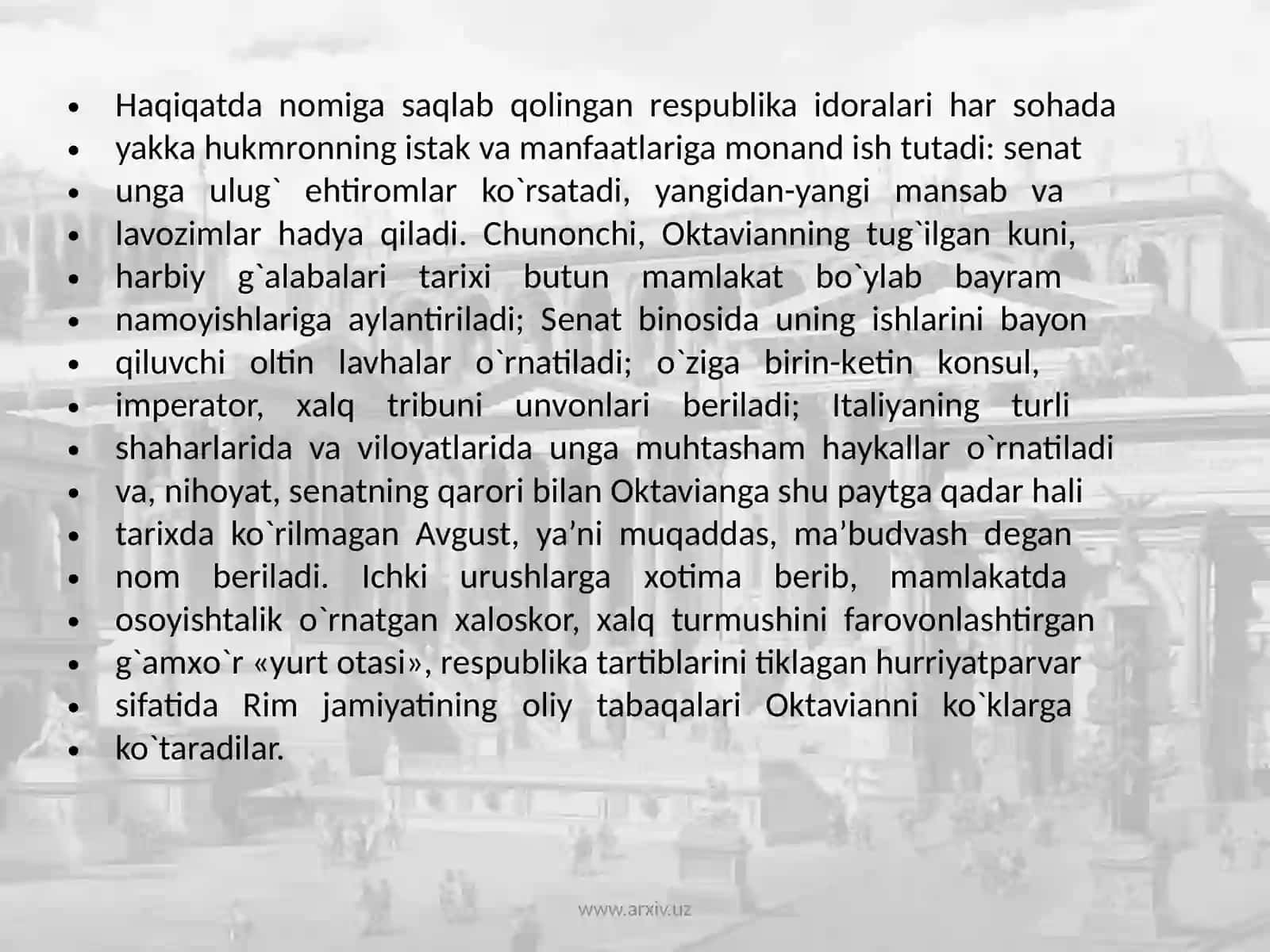 AVGUST DAVRI RIM ADABIYOTI 4