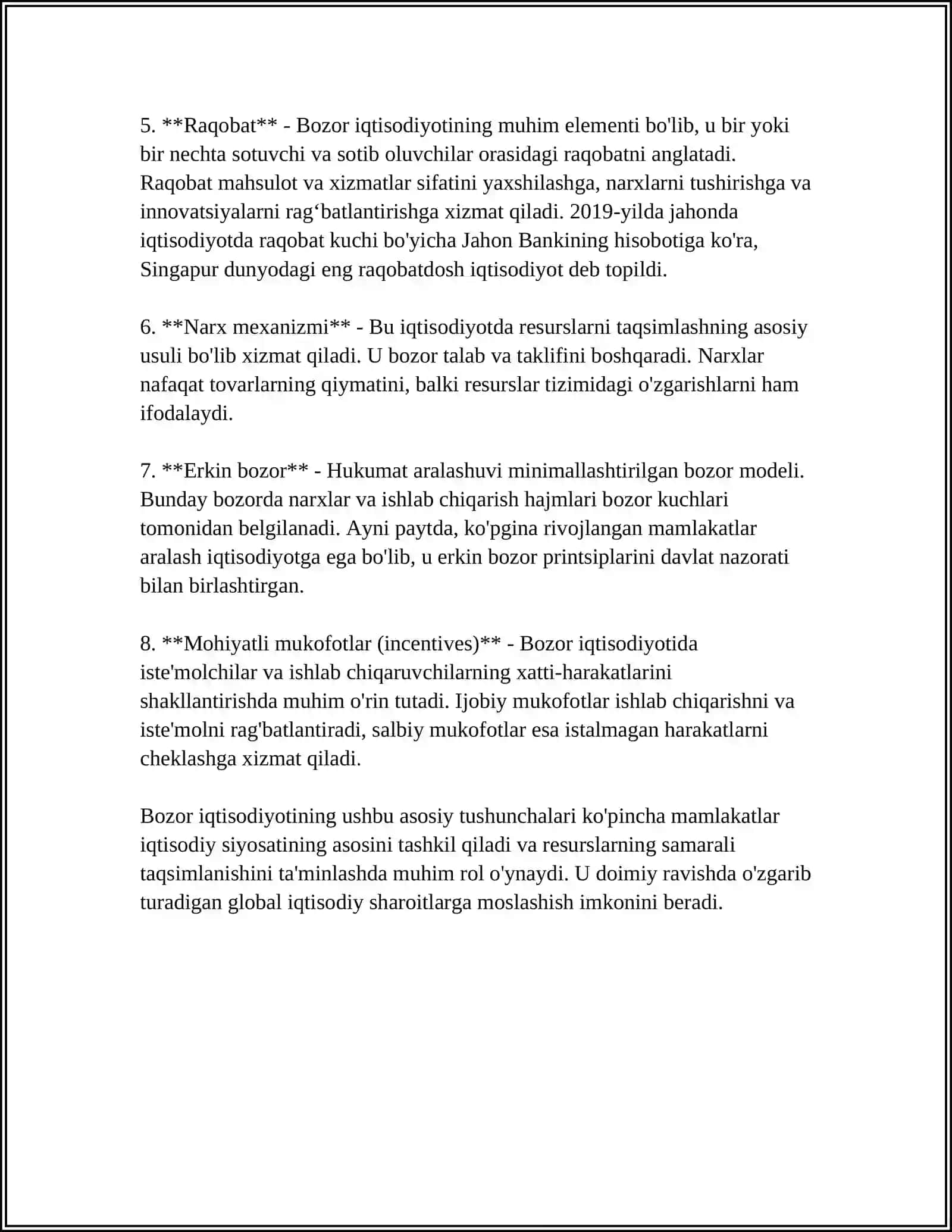 IQTISODIYOTNI RIVOJLANTIRISHNING BOZOR MODELI 4