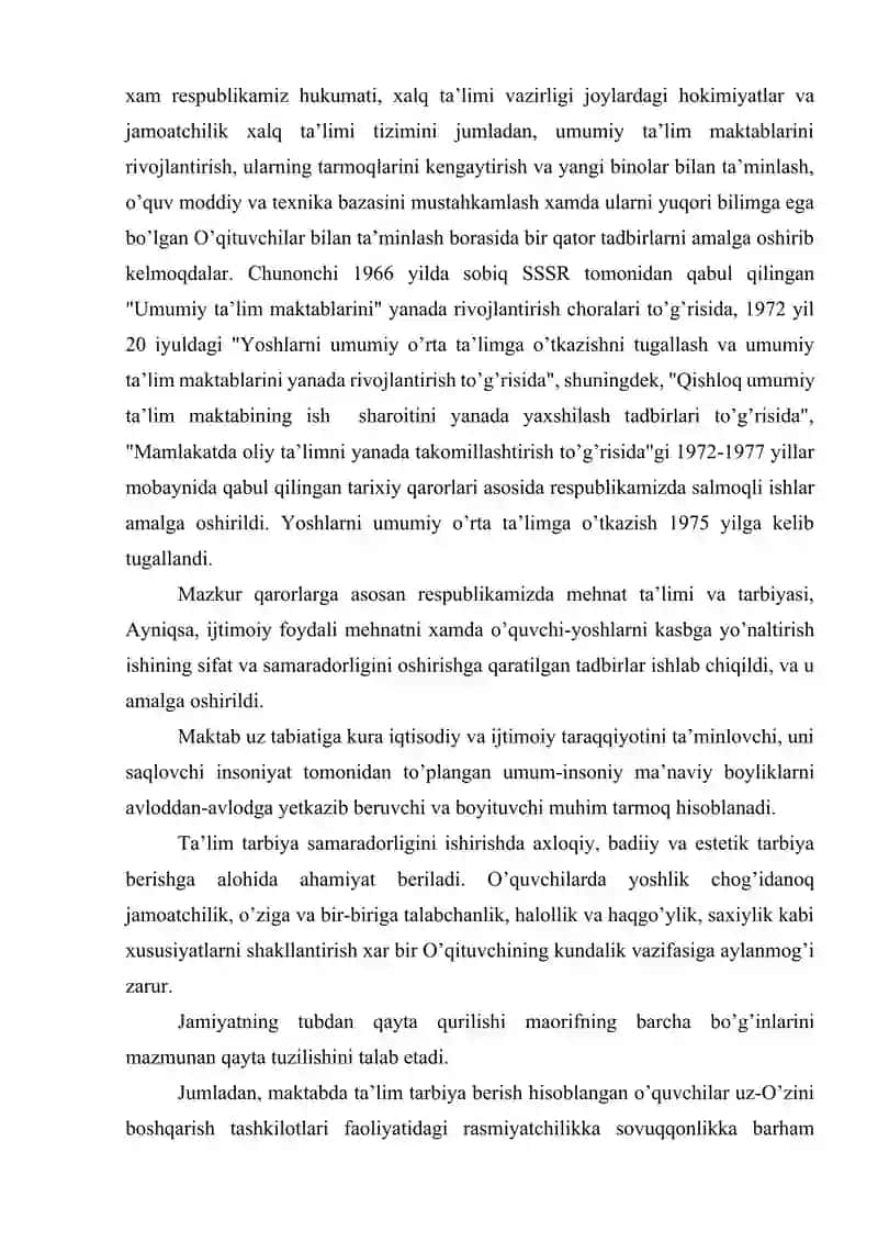 O'zbekiston xalq ta'lim tizimi va pedagogika fanining rivoji 4