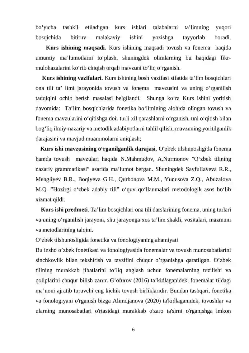 O’zbek tilshunosligida tovush va fonema munosabati tavsifi 4
