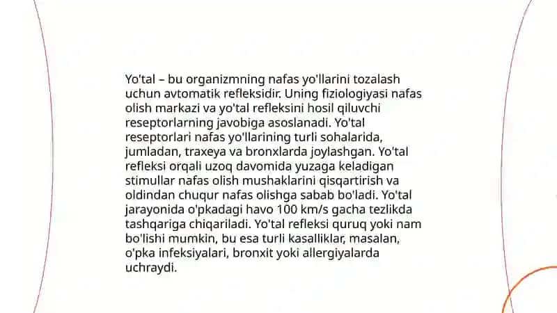 Yo'tal bo'yicha differensial diagnos 4