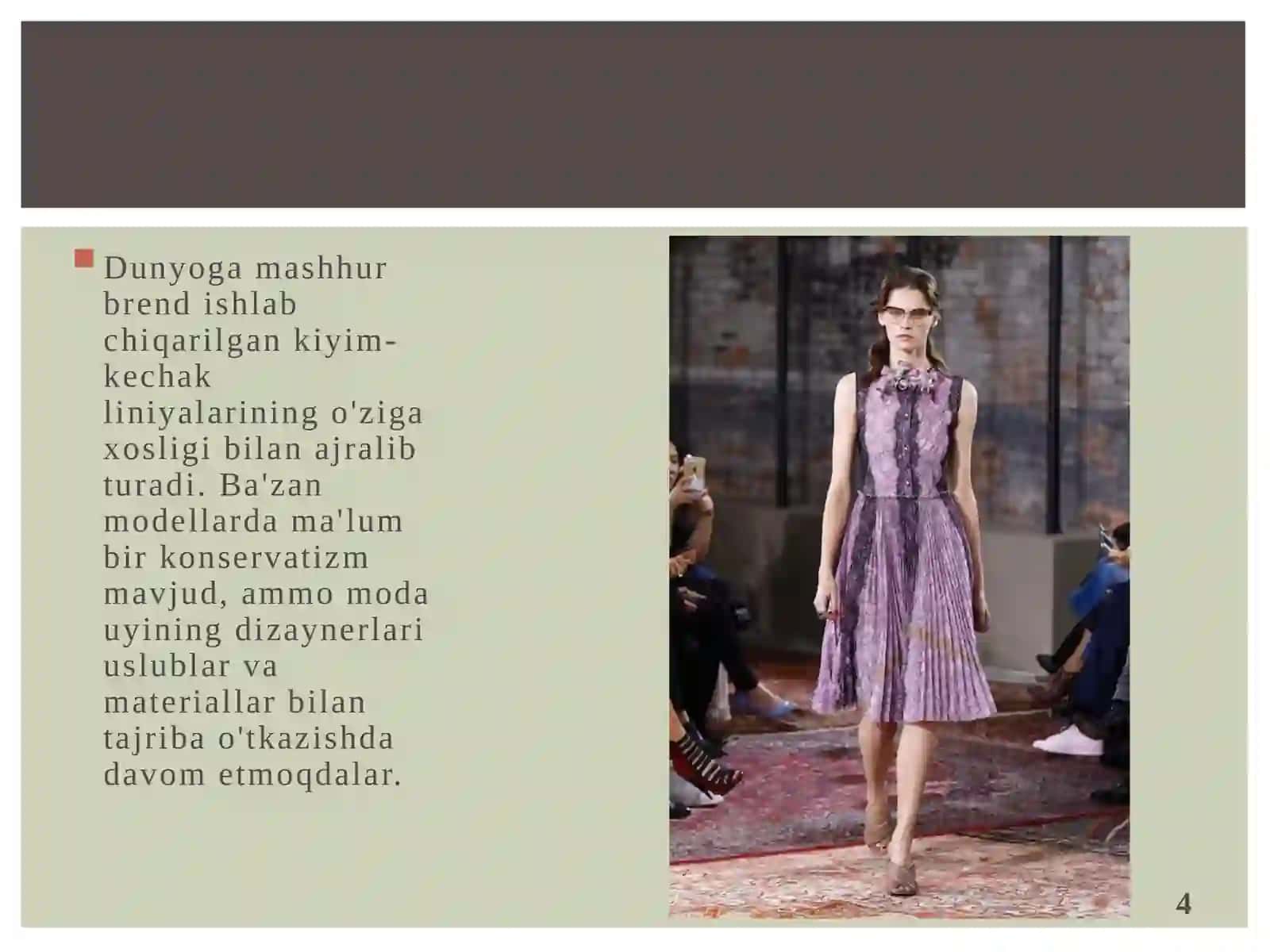 BRAGIMOVA NIGINA MARKETING FANIDAN TAYYORLAGAN TAQDIMOT 4