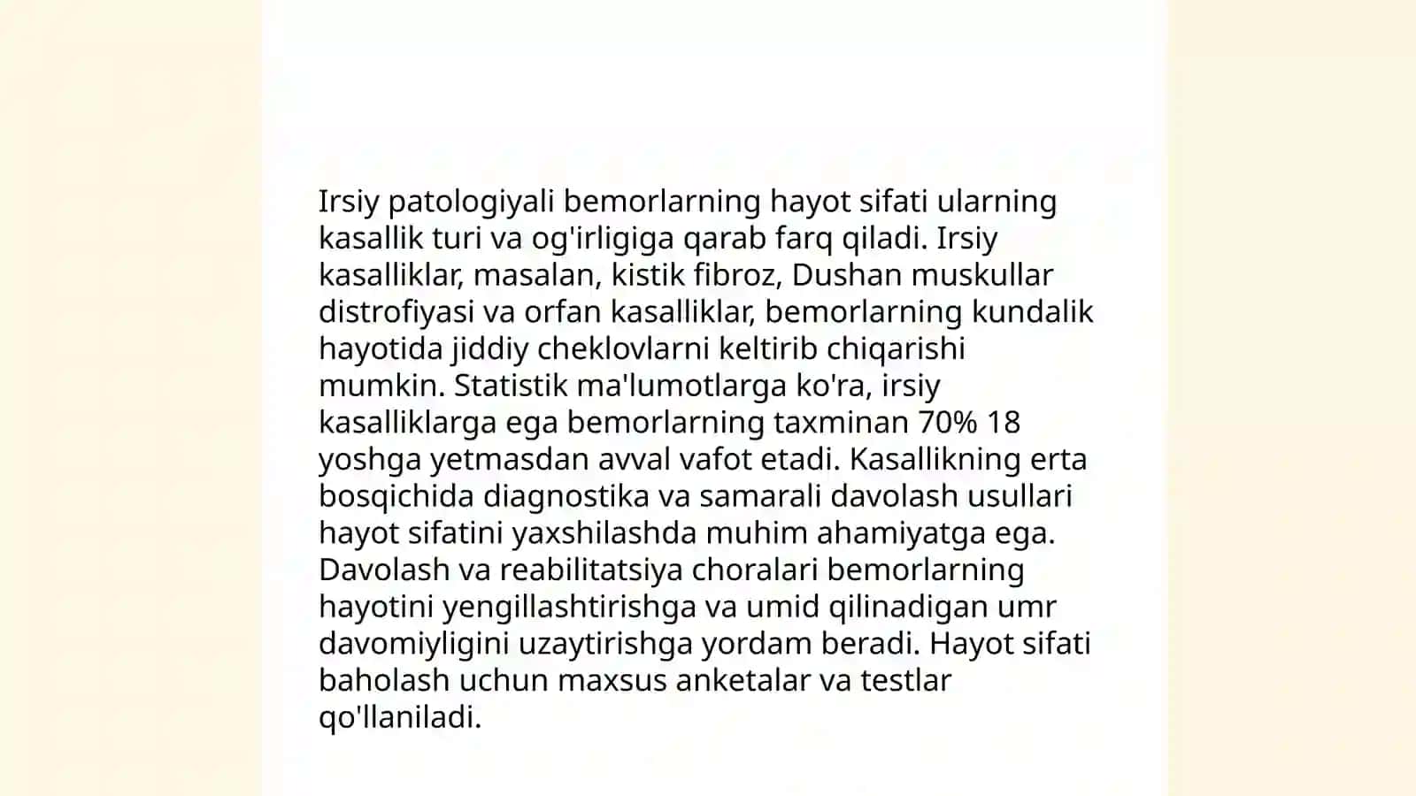Irsiy patalogiyali bemorlarni sotsial adaptatsiyasi 4