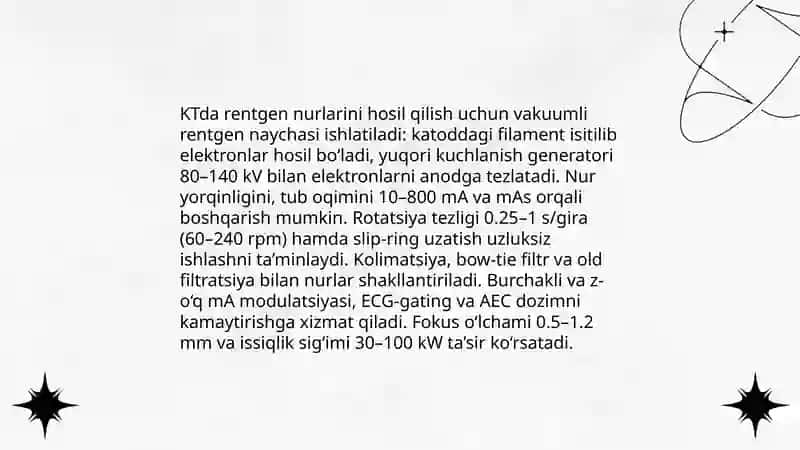 Tibbiy tomografiya apparatlarining ishlash prinsipi 4
