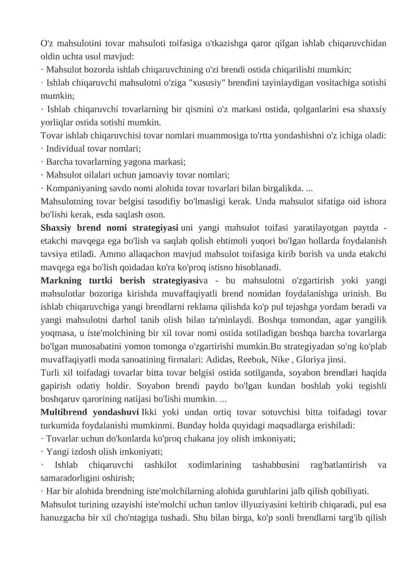 Kompaniya Brendi va Brendlash 4