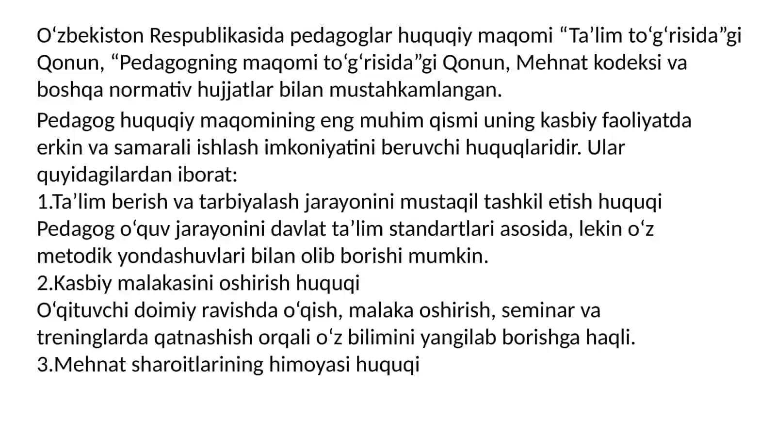 Pedagogika boʻyicha slayd 4
