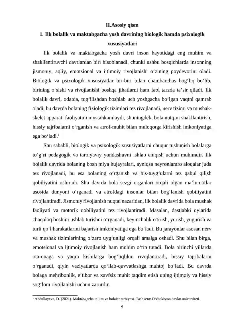 Inson hayotida ilk va maktabgacha yosh davrlari 4