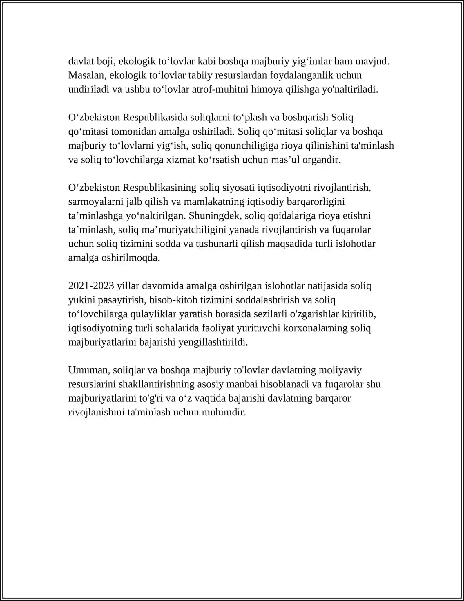 FUQAROLARNING KONSTITUTSIYAVIY BURCHLARI 4