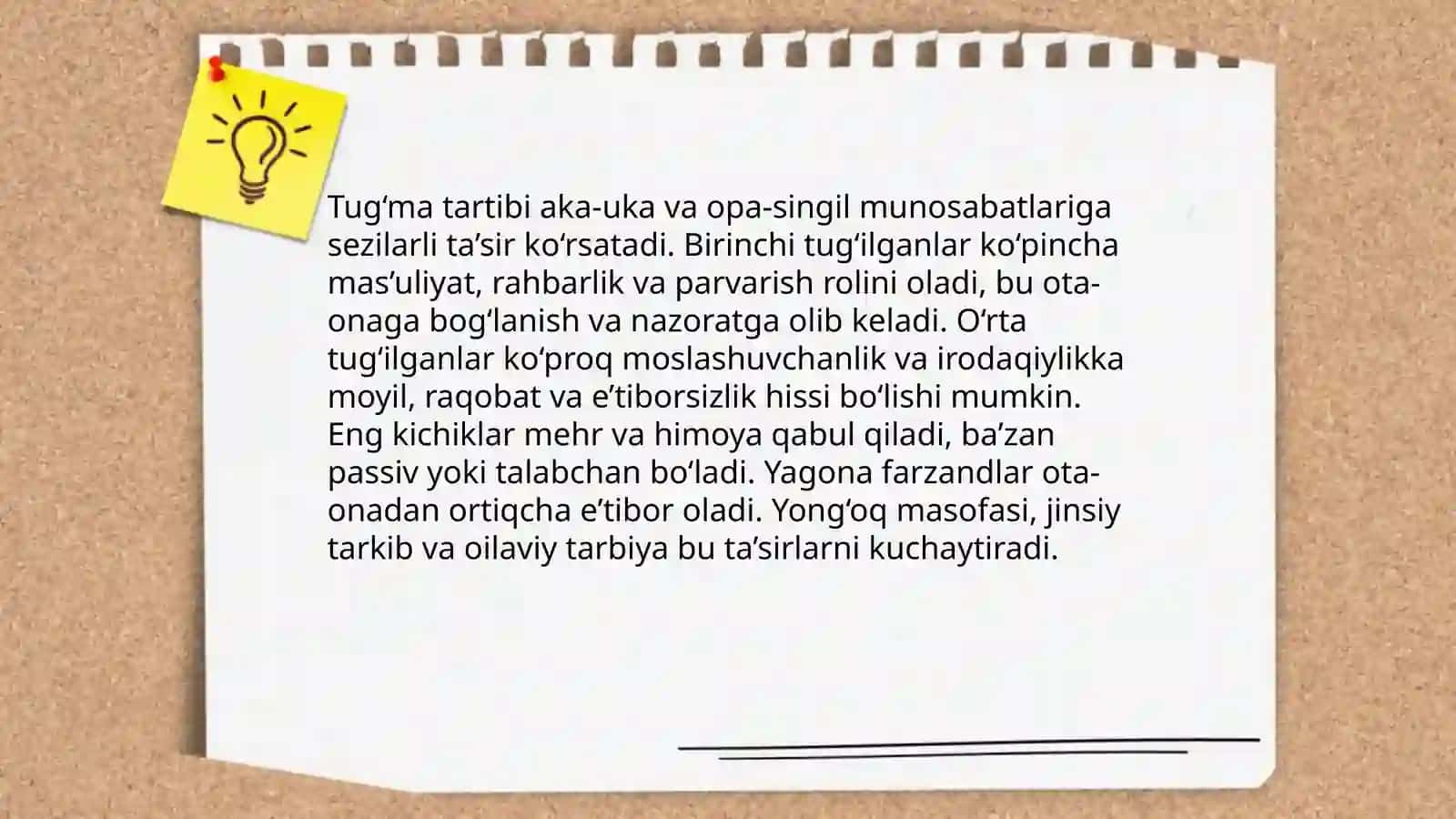 Aka-ukalik va opa-singililik munosabatlari psixologiyasi 4
