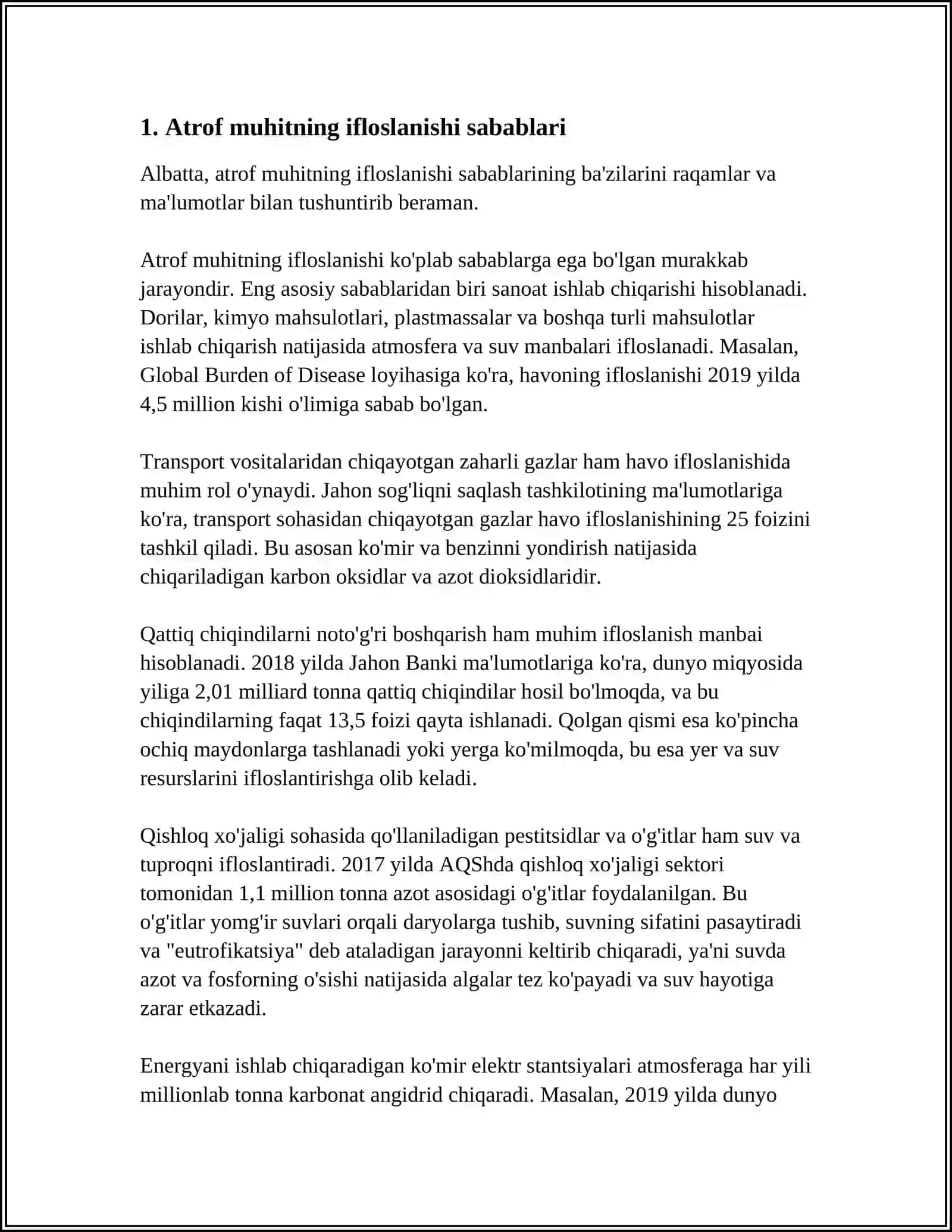 ATROF MUHITNING IFLOSLANISHI VA IFLOSLANISH TURLARI 4