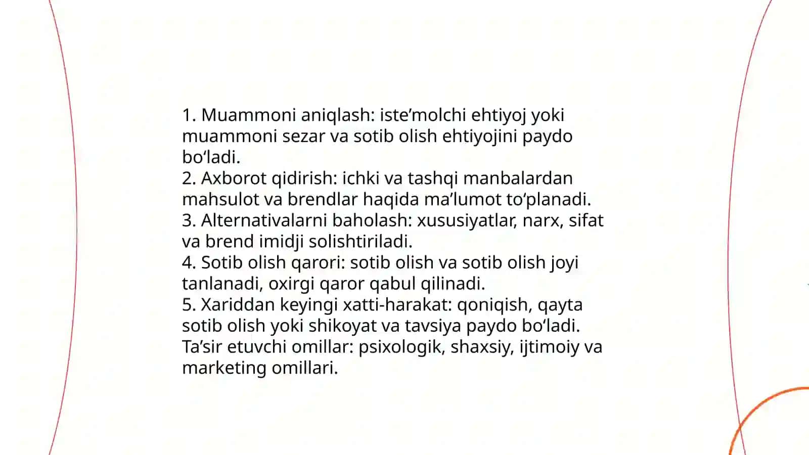 Iste’molchi xulqi nazariyasi 4