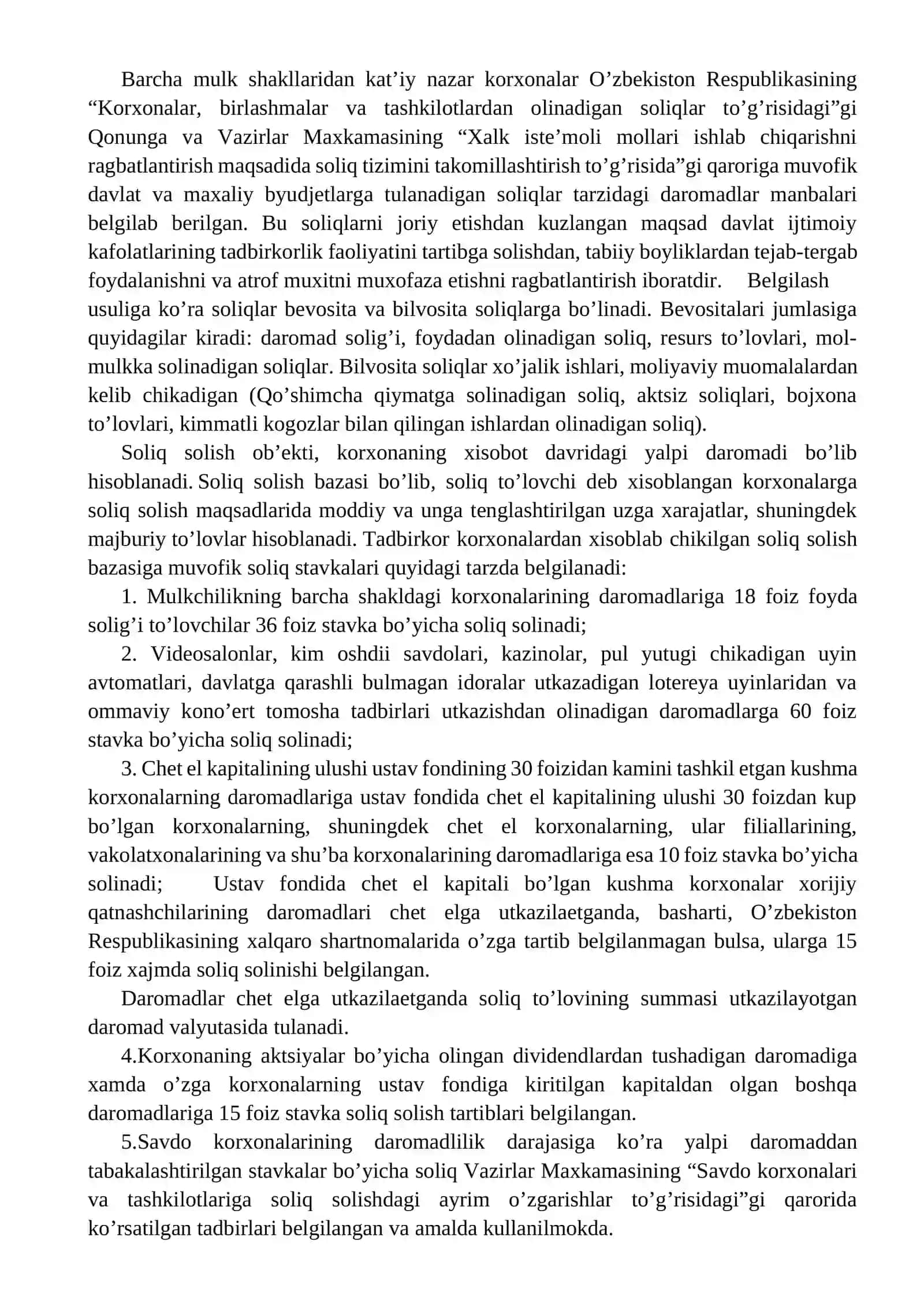 Tadbirkorlikni bank, soliq xizmati va audit bilan o’zaro aloqalari 4