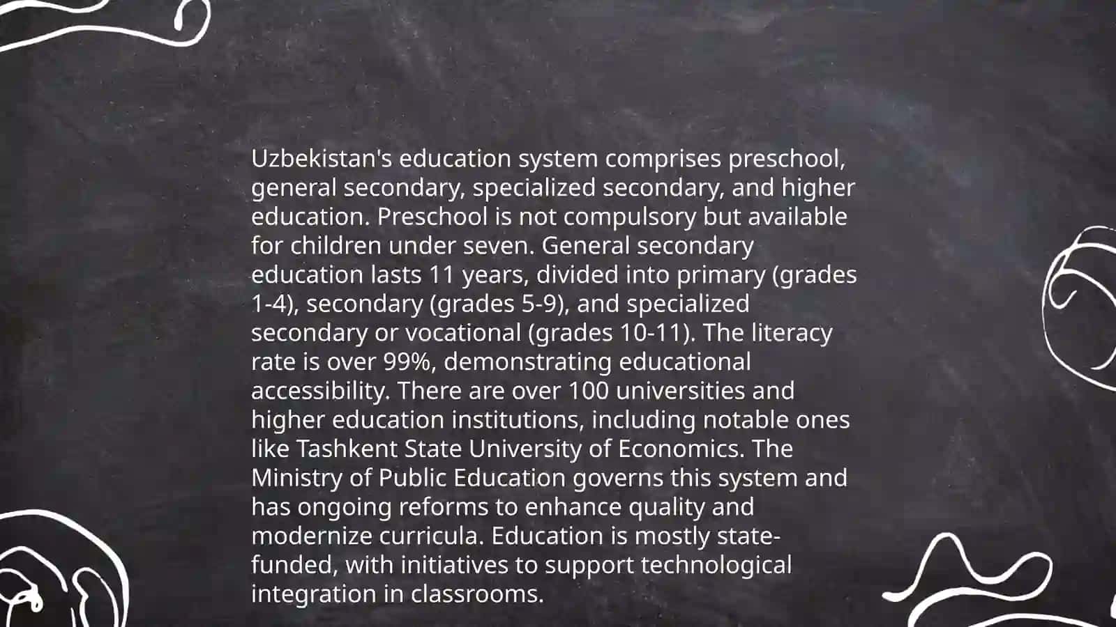 Education systems in Finland and Uzbekistan 4