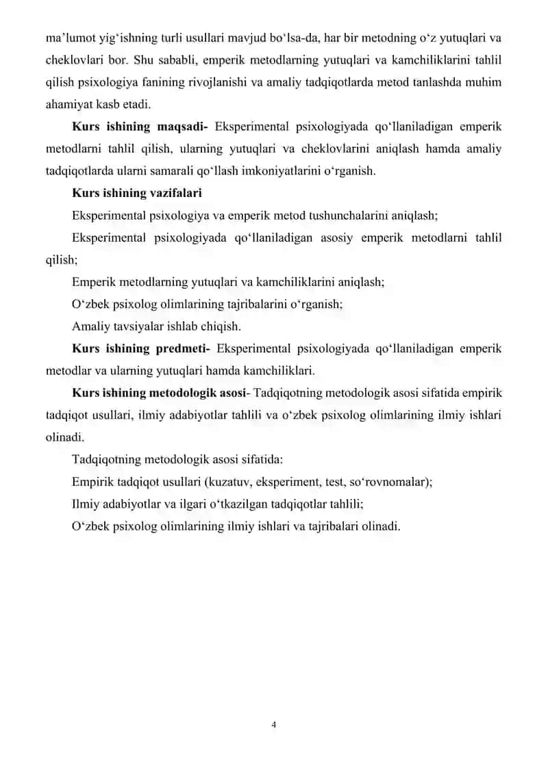 Eksperimental psixologiyada emperik metodlarining yutuq va kamchiliklari 4