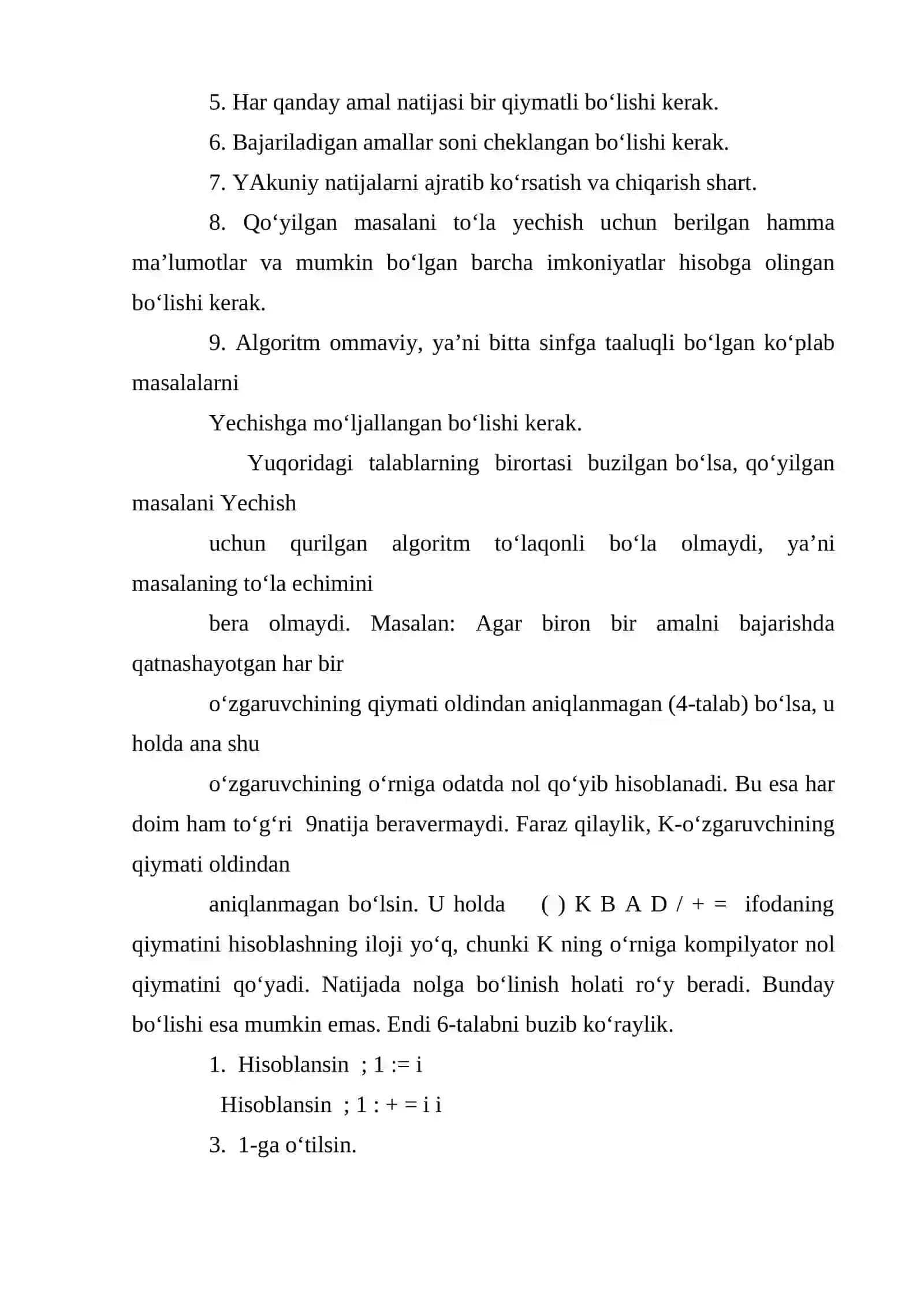 ALGORITM TILLARI, DASTURLAR VA DASTURLASH TILLARI 4