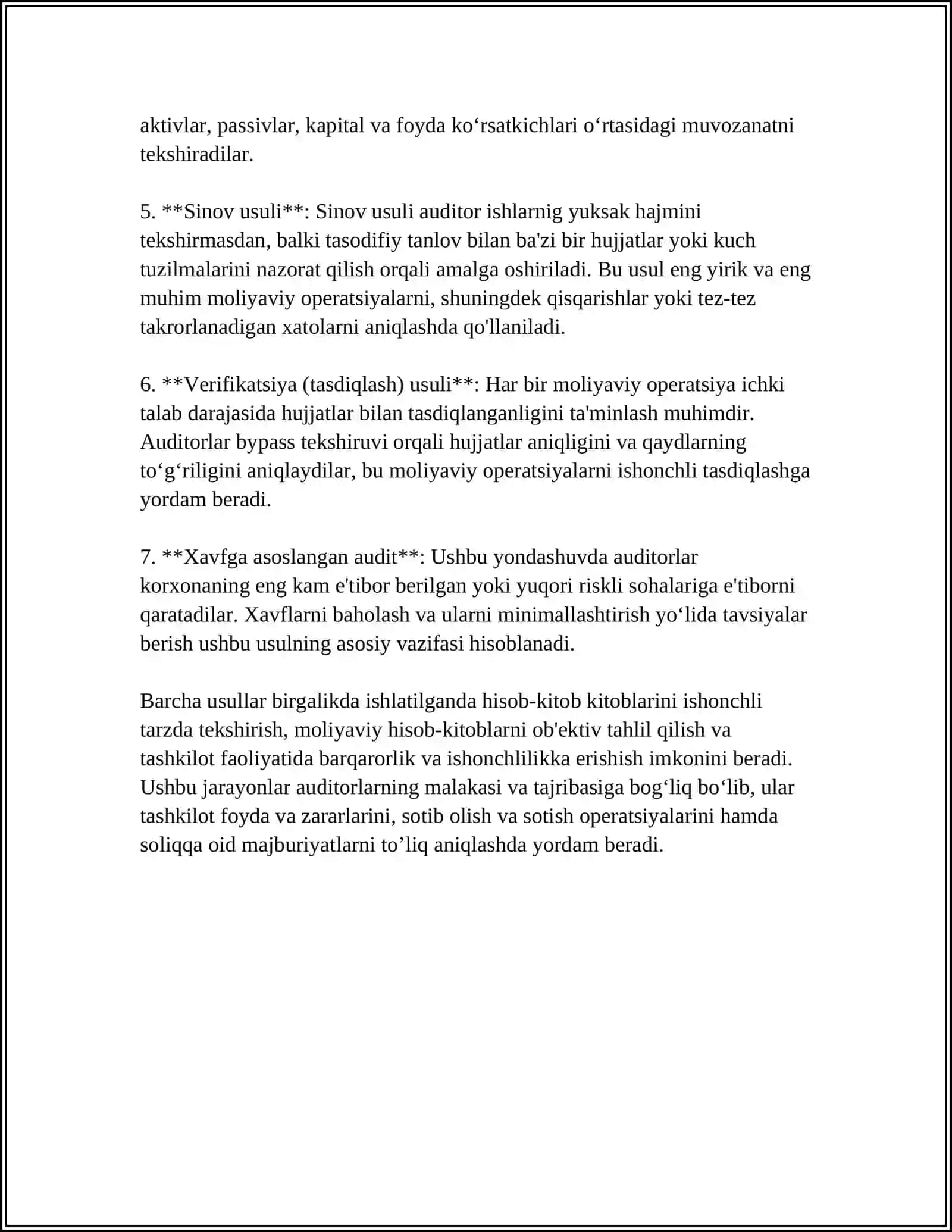 BOSH VA YORDAMCHI KITOBLARNI TEKSHIRISH, BUXGALTERIYA YOZUVLARIDAGI XATOLARNI TUZATISH TARTIBI 4