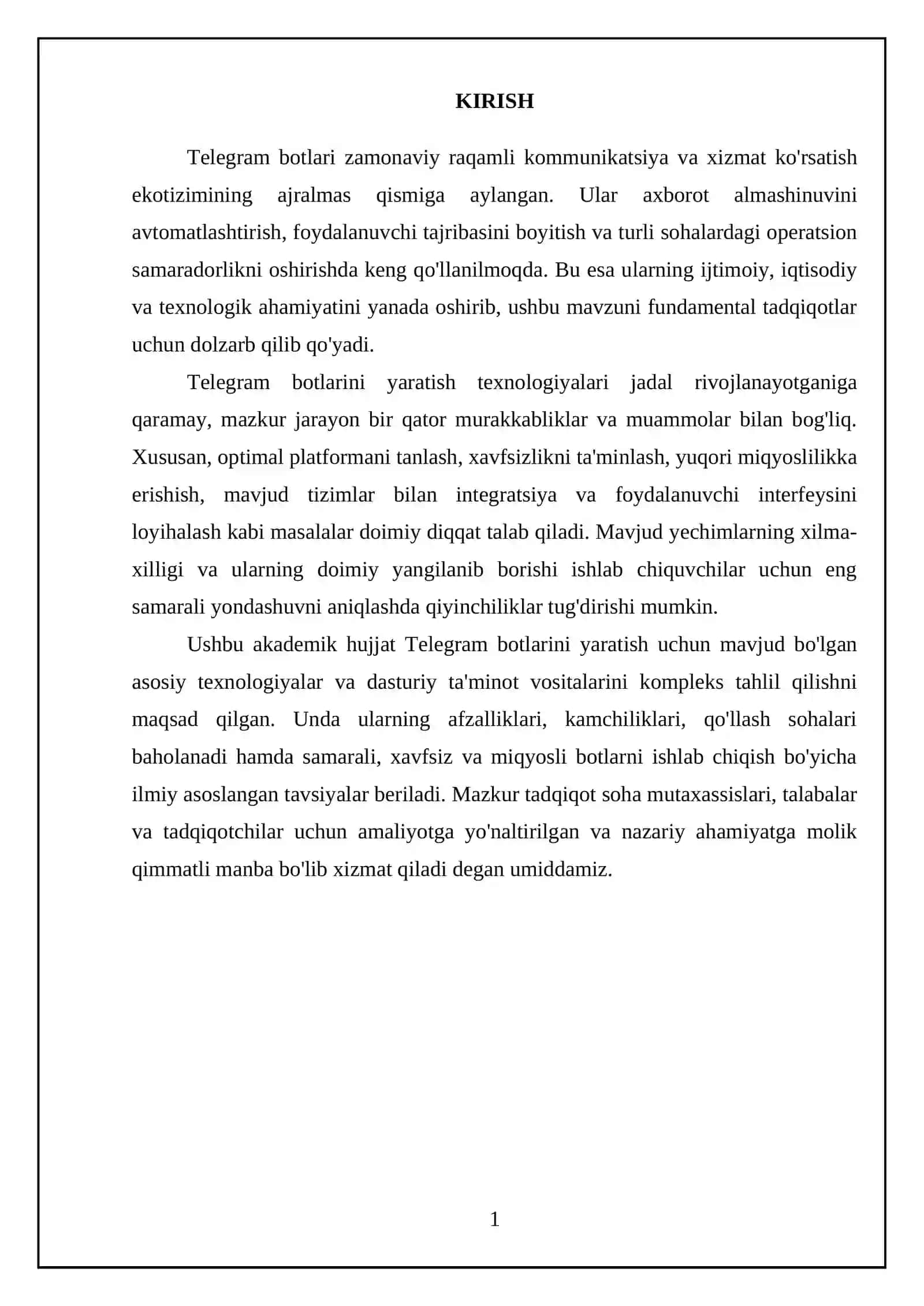 Telegram botlar yaratish texnologiyalari 4
