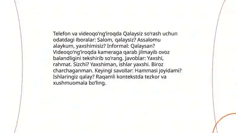 Qalaysiz? va Qalaysan? 4