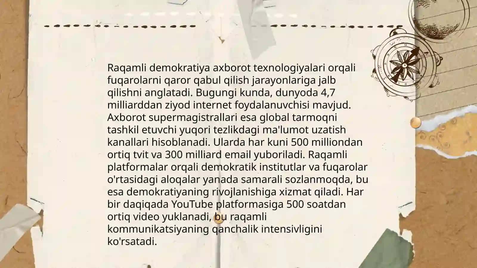 Axborot supermagistrallari va demokratiya 4