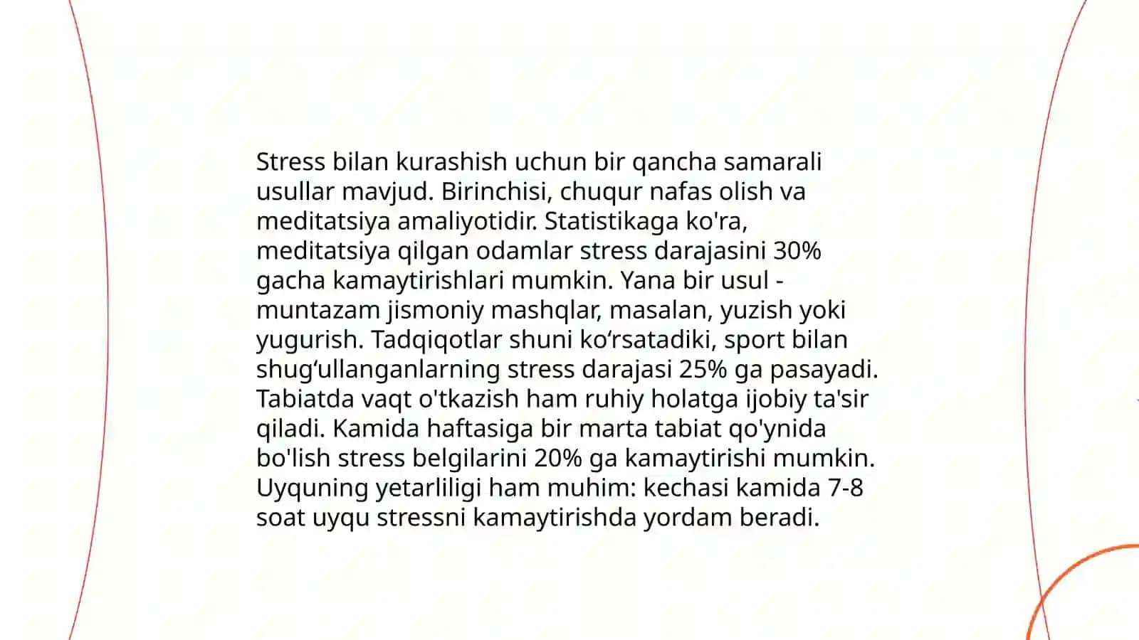 Xar xil zòriqishni engillashtirish usullari 4