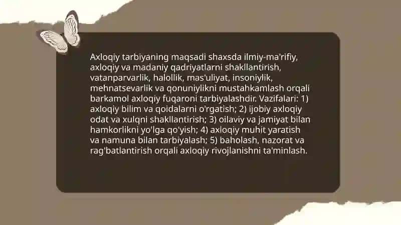 Axloqiy tarbiya 4