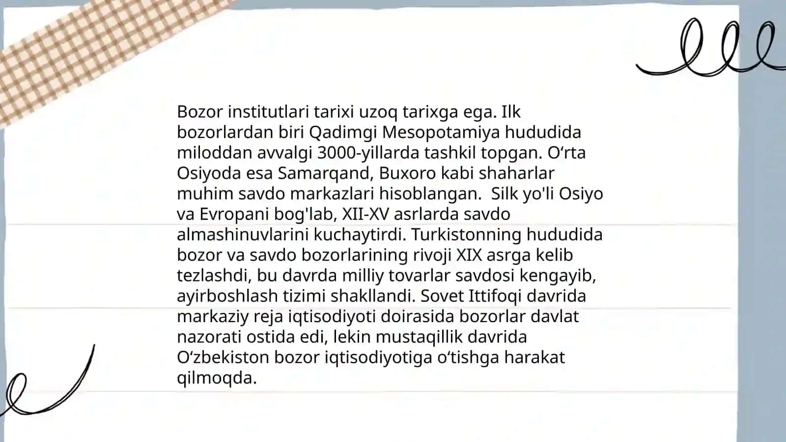 Reja va bozor institutlari qonuniyatlari 4