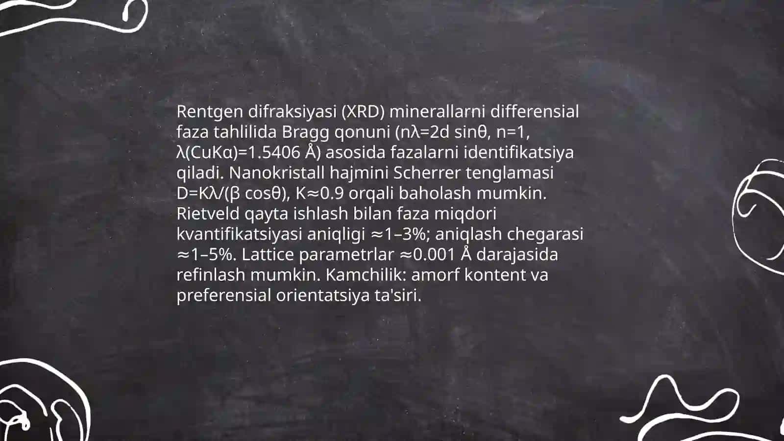 Xom ashyo va minerallarni differentsial tadqiq etish 4
