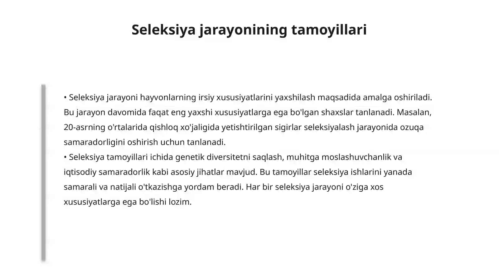 Hayvonlar genetikasida seleksiya ishlari 4