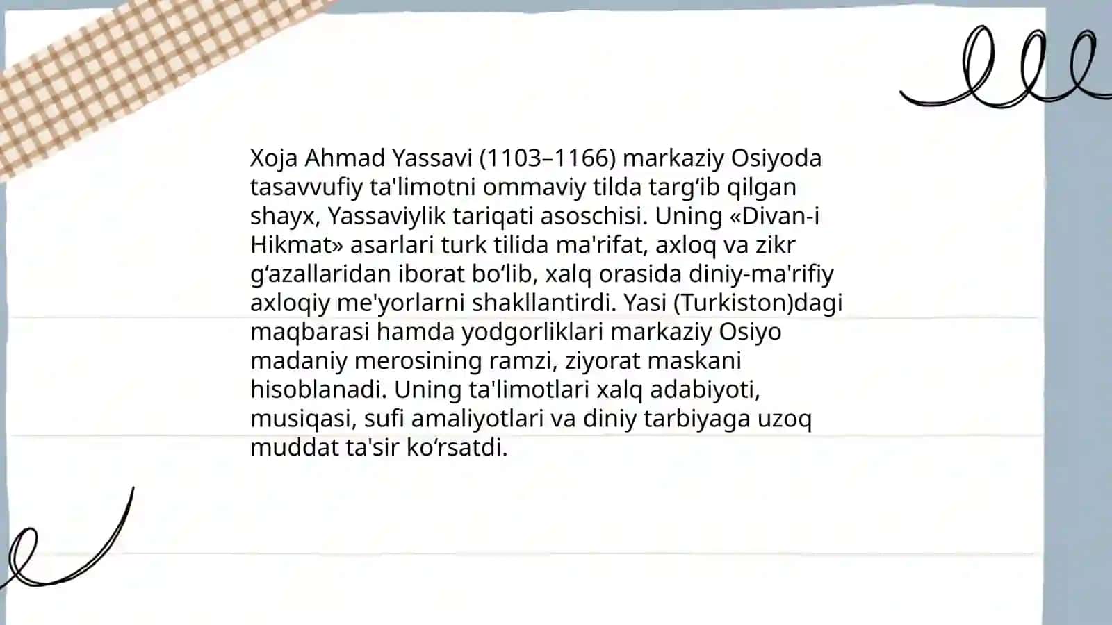 Tasavvuf va uning madaniy merosimizdagi o‘rni 4