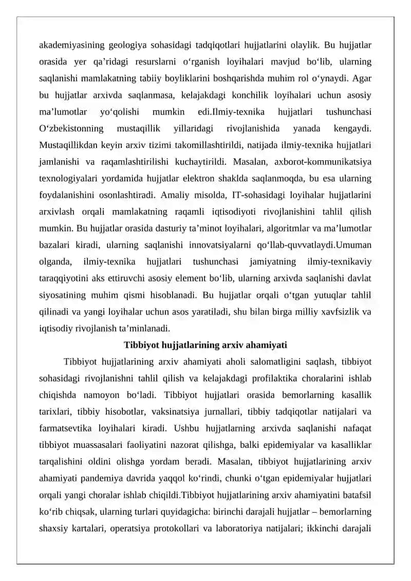 O‘zbekiston Ilmiy-texnika va tibbiyot hujjatlari Milliy arxivi 4