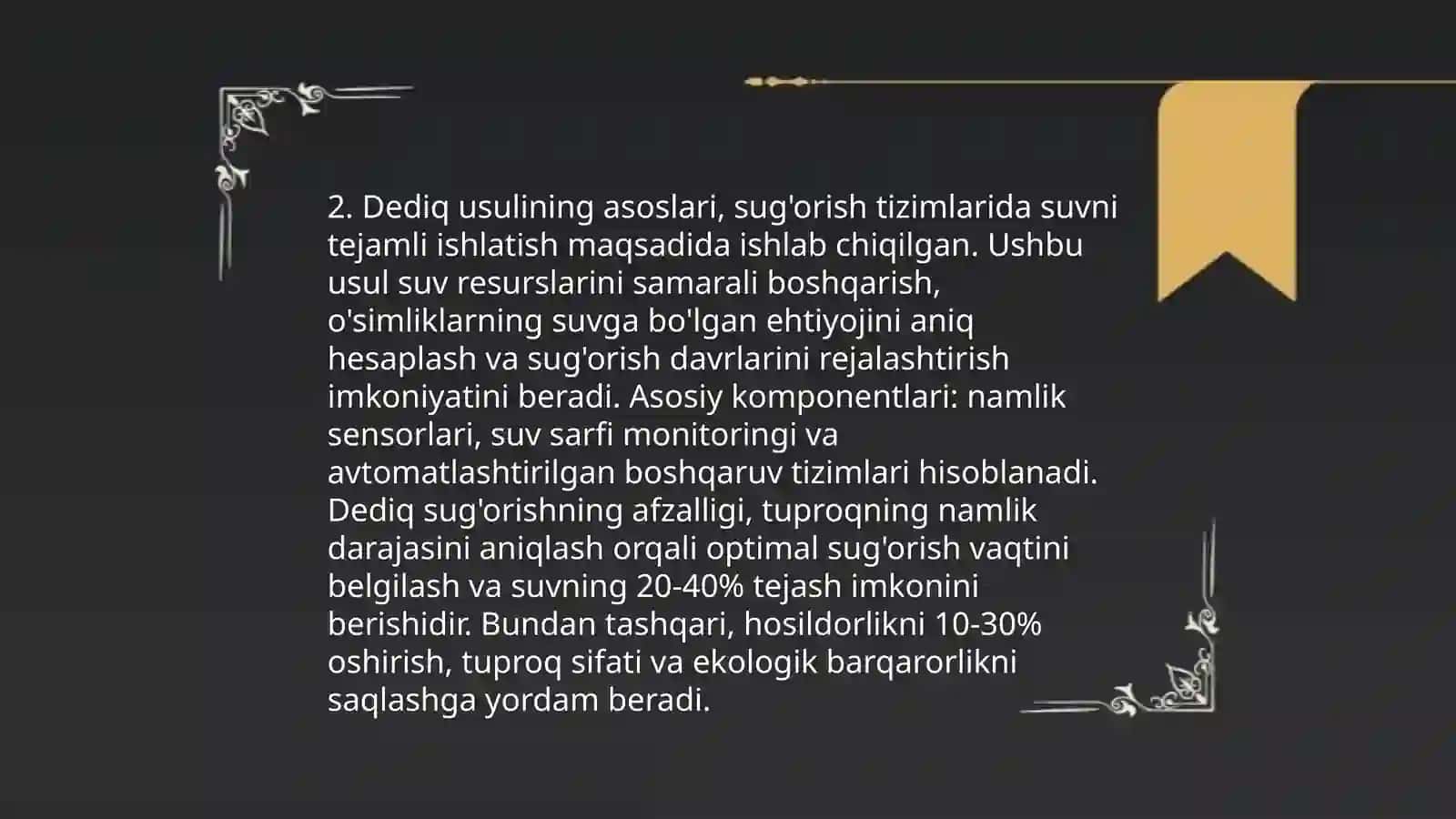 Tashqi iqtisodiy faoliyatni dedik usuli 4