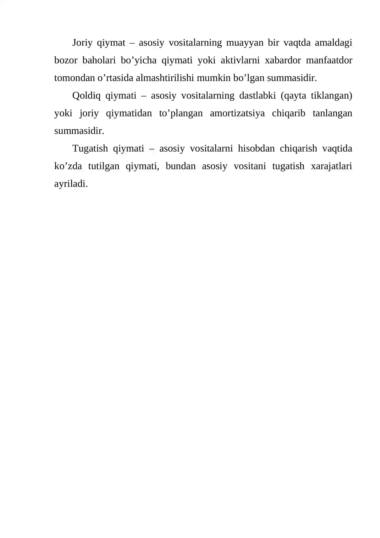 Moddiy aktivlar uzoq muddatli hisobi 4