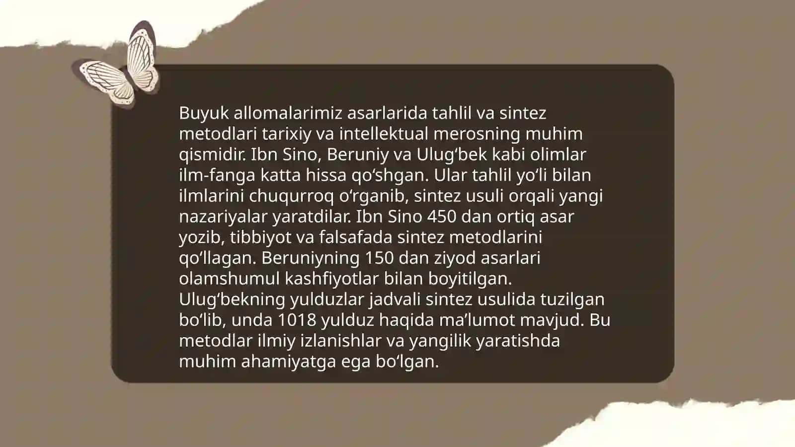 Buyuk allomalarimiz ijodiyotida tadqiqot metodologiyasi masalalari 4