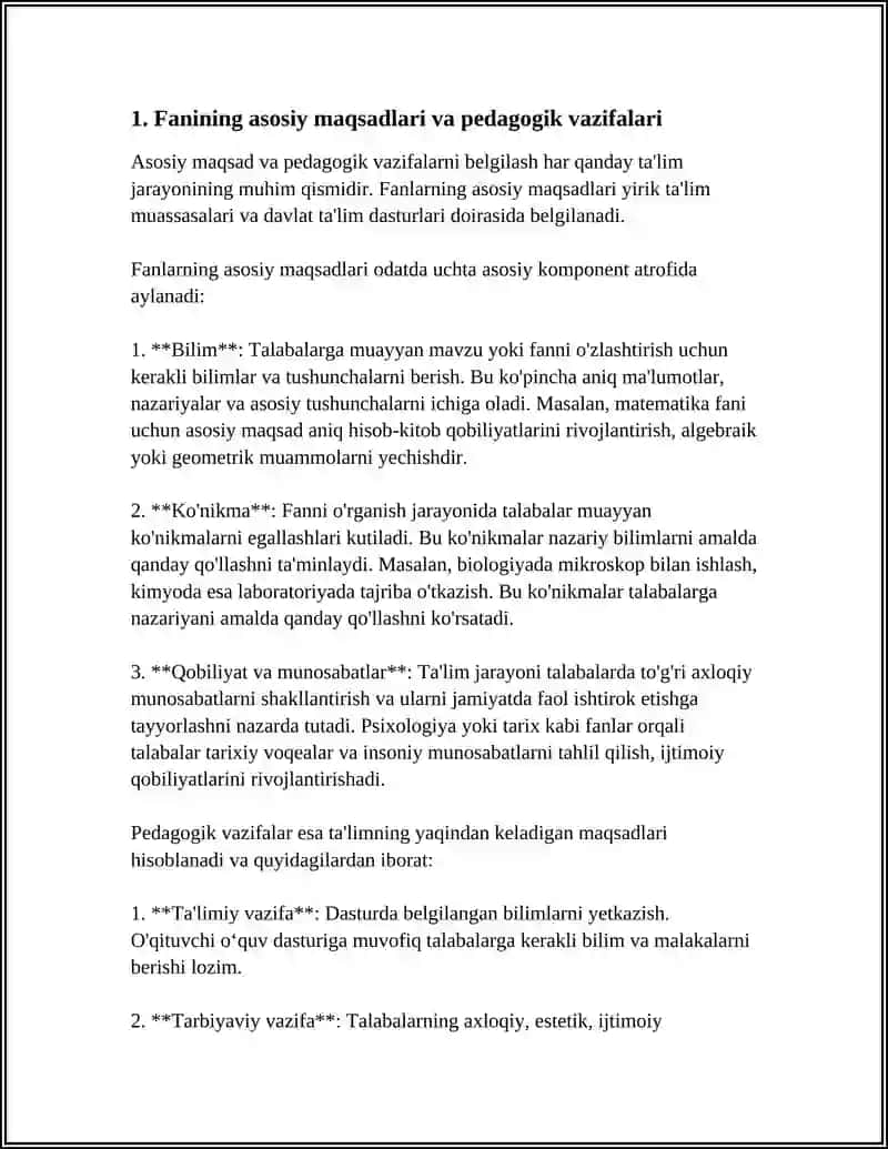 JISMONIY MADANIYAT NAZARIYASI VA METODIKASI FANINING MAQSADLARI HAMDA VAZIFALARI 4