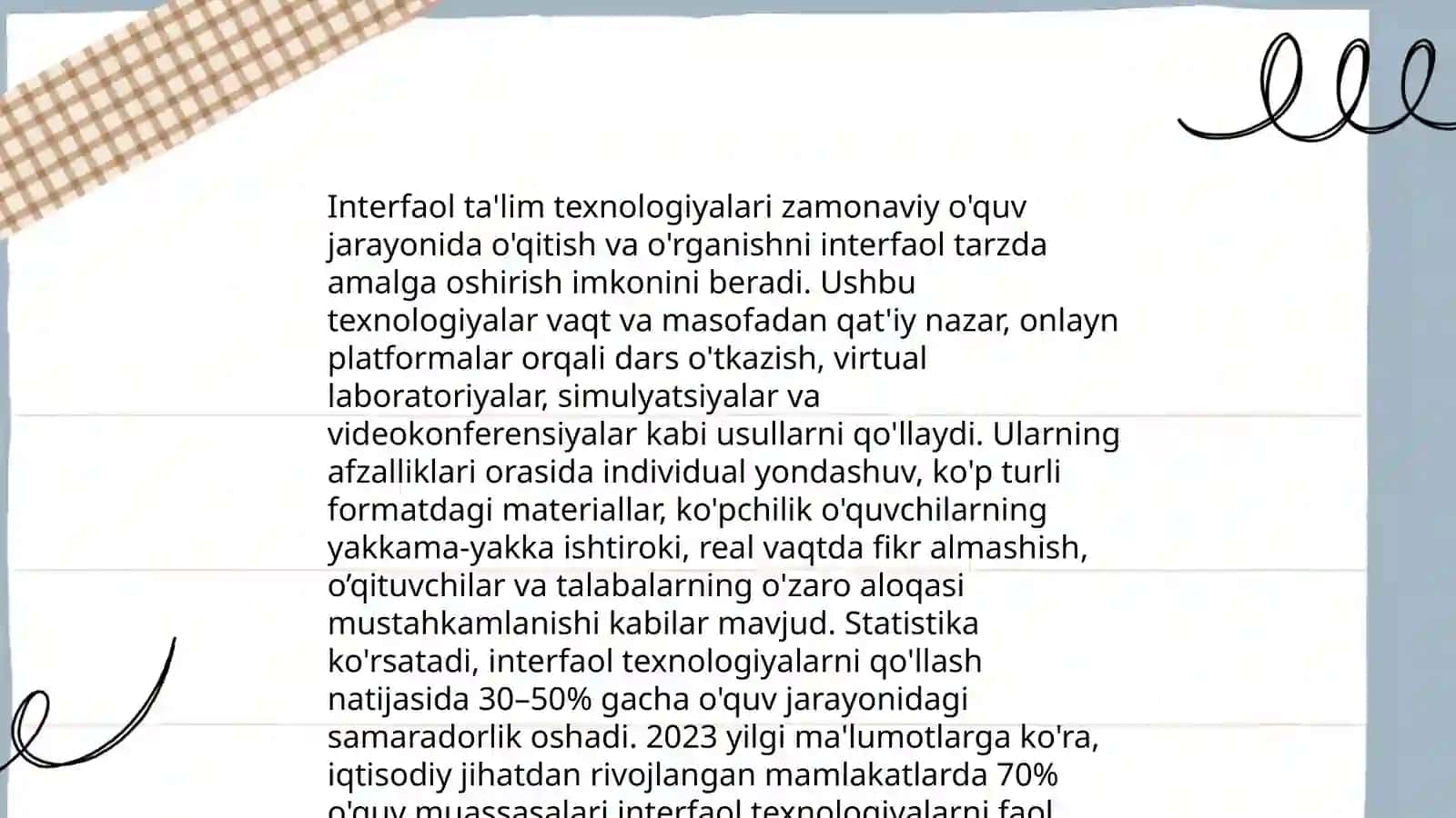 Ta'limda AKT ham interektiv texnologiyalardan foydalanish 4